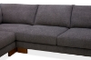Picture of CONNERY Extra Large Sectional Sofa with Deep Seating & Ash Wood Base