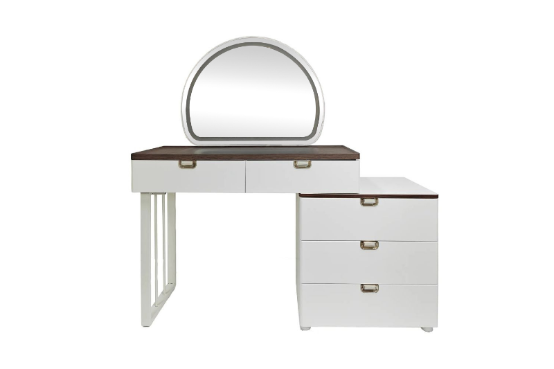 Picture of THIAGO 5-Drawer Tray Top Dressing Table with LED Mirror