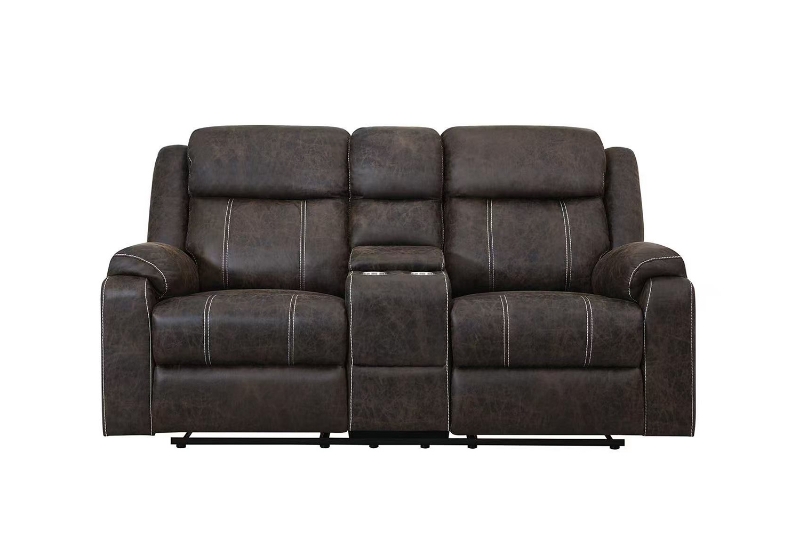 Picture of TANDY Manual Reclining Sofa Range - Loveseat with Cup Holders and Storage (2RRC)