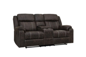 Picture of TANDY Manual Reclining Sofa Range - Loveseat with Cup Holders and Storage (2RRC)