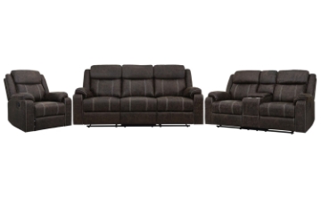 Picture of TANDY Manual Reclining Sofa Range - Loveseat + Sofa Set