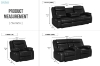 Picture of ZENO Power Reclining Sofa Range with Drop-Down Console & Cup Holders & USB & Type-C Ports