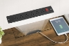 Picture of KARO 58" Farmhouse Tall TV Stand with Sliding Barn Doors and Built-in Power Strip