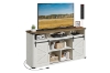 Picture of KARO 58" Farmhouse Tall TV Stand with Sliding Barn Doors and Built-in Power Strip