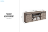 Picture of VERO 70" Farmhouse TV Stand with Sliding Barn Doors and Built-in Power Strip