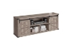 Picture of VERO 70" Farmhouse TV Stand with Sliding Barn Doors and Built-in Power Strip
