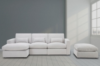 Picture of SIGNATURE Modular Sofa Range (Dust, Water & Oil Resistant) - 1 Left Facing Chaise + 1 Armless Chair + 1 Right Facing Arm + 1 Ottoman
