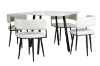 Picture of LUMIA 5PC Space Saver Sintered Stone Top Dining Set 