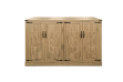 Picture of DORN 4-Door Storage Cabinet with Shelves (Oak)
