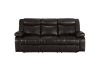 Picture of ZENO Power Reclining Sofa Range with Drop-Down Console & Cup Holders & USB & Type-C Ports