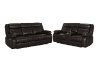 Picture of ZENO Power Reclining Sofa Range - Loveseat + Sofa Set