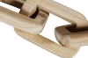 Picture of 655-016 Teak Wood Rectangular 5-Chain Decorative Sculpture (27.5"x5.5")