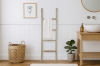 Picture of WILDBRANCH 59" Medium Teak Wood Towel Ladder