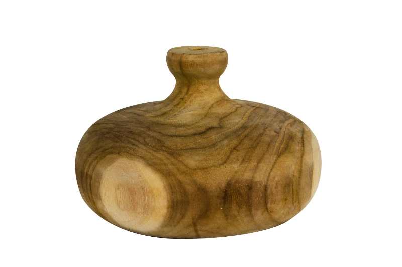 Picture of 655-012 D6" Teak Wood Vase
