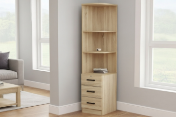 Picture of BESTA Wall Solution Modular Wardrobe - 3-tier Display Shelf with 3 Drawers