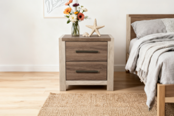 Picture of MERMAID 2-Drawer Bedside Table