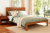 Picture of METRO Solid Pine Wood Eastern Bed Frame in Twin/Double/Queen/Eastern King Size (Honey)
