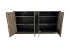 Picture of DORN 4-Door Storage Cabinet with Shelves (Grey)