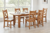 Picture of WESTMINSTER Solid Oak 7PC 59"-79" Extension Dining Set