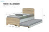 Picture of RYDEN Twin Trundle Bed 