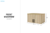 Picture of BESTA Wall Solution Modular Wardrobe - 2-Door Top Unit