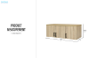 Picture of BESTA Wall Solution Modular Wardrobe System - 3-Door Top Unit