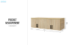 Picture of BESTA Wall Solution Modular Wardrobe - 4-Door Top Unit