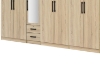 Picture of BESTA Wall Solution Modular Wardrobe System - 7-Door Wardrobe with Top Unit
