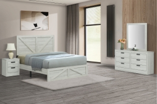 Picture of ASHLEY Bedroom Combo Set in Queen Size - 4PC Combo