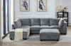 Picture of LIBERTY Premium Sectional Sofa with Ottoman (Light Grey)