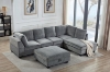 Picture of LIBERTY Premium Sectional Sofa (Light Grey) - Chaise Facing Right without Ottoman