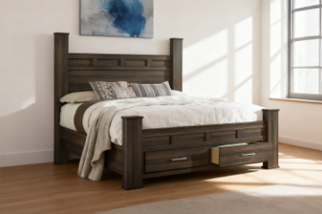 Picture of MORNINGTON Bed Frame with Drawers in Queen/Eastern King Size