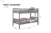 Picture of ARTICE Single-Single Bunk Bed (Grey)