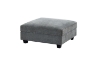 Picture of LIBERTY Premium Sectional Sofa (Light Grey) - Chaise Facing Left with Regular Ottoman