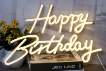 Picture of 364-012 Happy Birthday LED Decoration Light