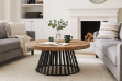 Picture of CARL Reclaimed Pine Wood D35.5" Round Coffee Table