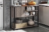 Picture of BESTIER 1-Door Storage Cabinet With Shelf (Grey)