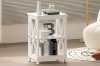 Picture of VECELO 2-Shelf  Steel Frame Side Table (Off White) 