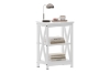 Picture of VECELO 2-Shelf Side Table (Off White) 