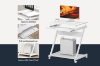 Picture of MOBELLA Z-Type Laptop Desk with Wheels (Off White)