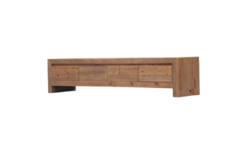 Picture of NORDWOOD 82.5" Reclaimed Pine Wood TV Stand