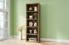 Picture of TIMBERA 94.5"x35.5" 5-Tier Solid Reclaimed Pine Wood Bookshelf