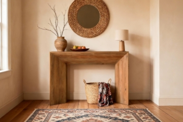 Picture of ROWAN Reclaimed Pine Wood Console Table (47"x31.5")