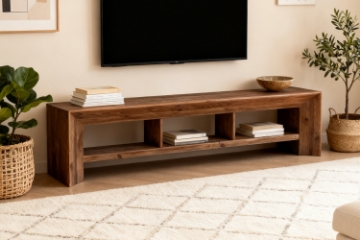 Picture of ROWAN 94.5" Reclaimed Pine Wood TV Stand
