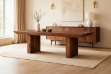 Picture of ROWAN 94.5" Reclaimed Pine Wood Dining Table