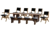 Picture of TIMBERA 118" 8PC Solid Reclaimed Wood Dining Set