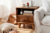 Picture of LIORA Reclaimed Pine Wood Nightstand
