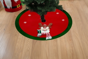Picture of 366-001 D47" Christmas Tree Skirts Decoration