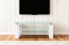 Picture of HORIZON Glass TV Stand (White)
