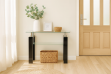 Picture of HORIZON Glass Console Table with High Gloss (Black)